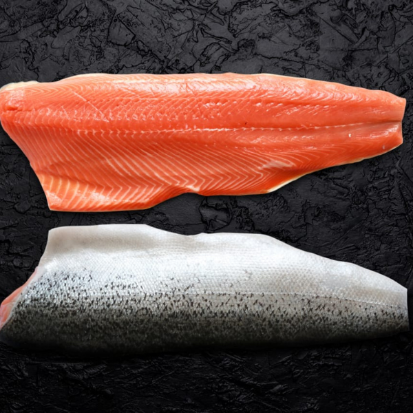 Salmón Filete con piel Congelado