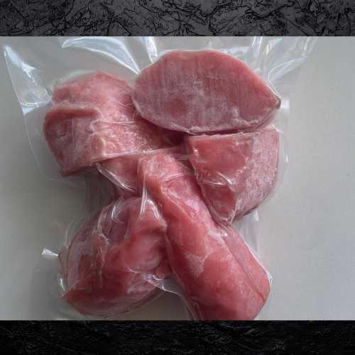 Atún porción congelado atún con para tartar para sellar para saltear