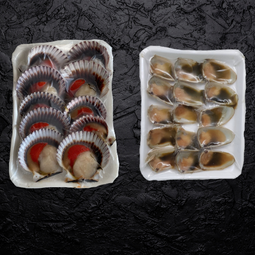 Bandeja de Ostión y Bandeja de Machas